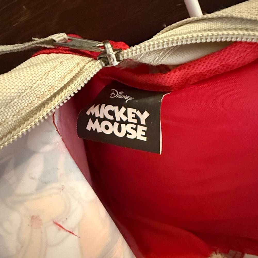 Disney Mickey Mouse Red and White Backpack - Picture 2 of 6